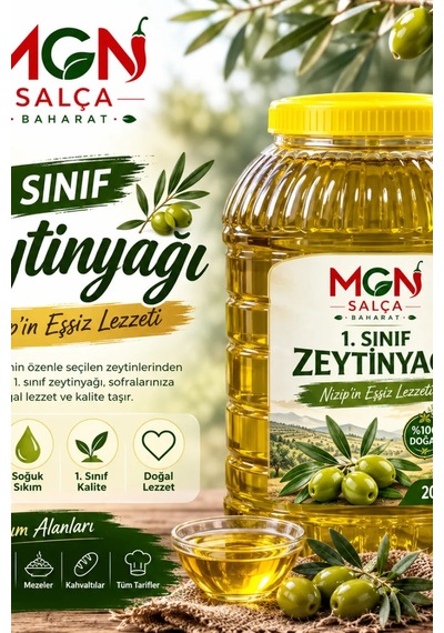 1. Sınıf Nizip Zeytinyağı 20 Litre