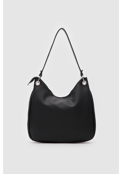 Shule Bags Valerie Oval Omuz Çantası Siyah Siyah