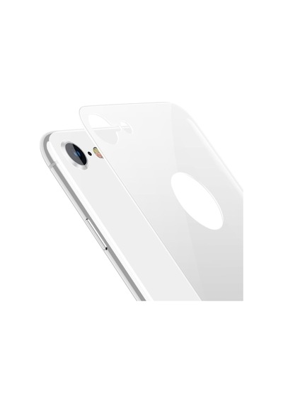 Bufalo Apple Uyumlu   iPhone 7/8 Kavisli 4D Arka Gövde Cam Ekran Koruyucu Beyaz (237472272)