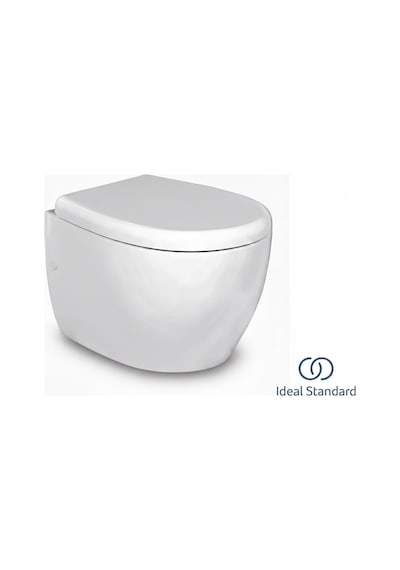 Ideal Standard Strada O Z299001 Yavaş Kapanan Klozet Kapağı, Beyaz, Metal Menteşeli Beyaz