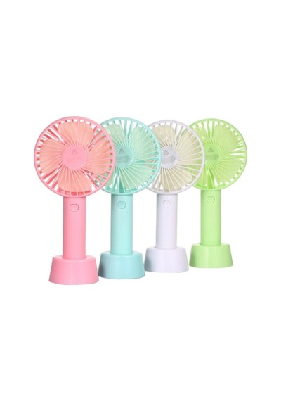 Şarjlı Fan Mini Taşınabilir El Ve Masa Üstü 3 Kademeli Standlı Vantilatör Fan