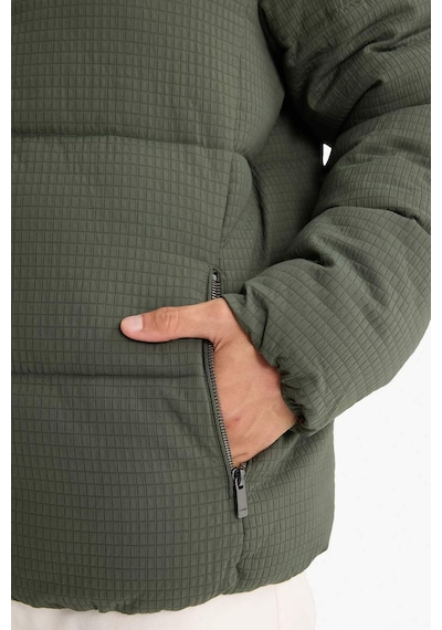 Defacto Regular Fit Dik Yaka Astarlı Fermuarlı Cepli Kışlık Mont F0418ax25wnkh430 Haki-kh430 Defacto Regular Fit Dik Yaka Astarlı Fermuarlı Cepli Kışlık Mont F0418ax25wnkh430 Haki-kh430