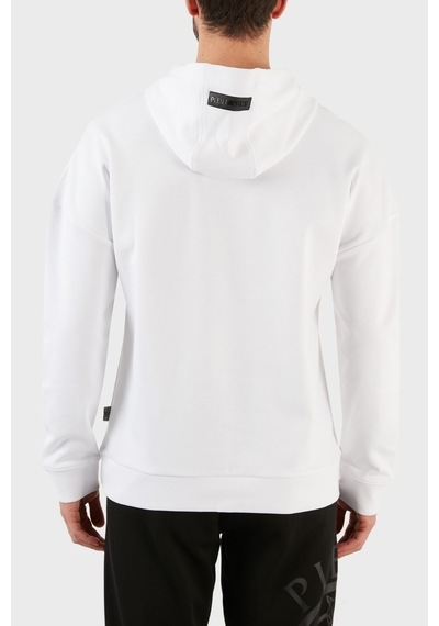 Plein Sport Erkek Sweat Fıps21901 Beyaz