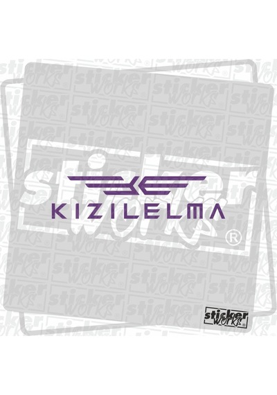 Kızılelma Hologram Sticker Mor