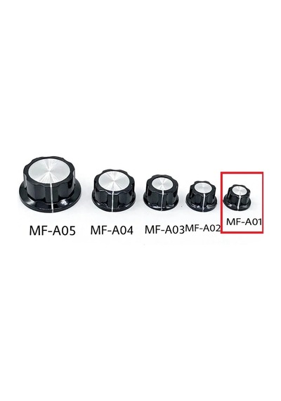 Ic-222a Vidalı Potansiyometre Düğmesi Pot Başlığı Mf-a01