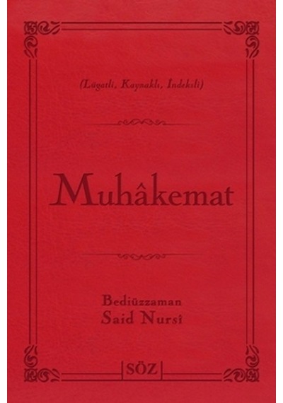Muhakemat (Büyük Boy - İki Renkli) - Bediüzzaman Said-i Nursi - Söz Basım Yayın