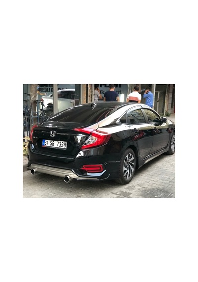 Kit Garaj Honda Civic Fc5 Makyajsız Turbo Body Kit Seti Plastik Boyasız