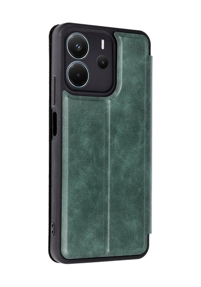Newface Xiaomi Redmi Note 14 4g Kılıf Flip Cover - Glblseme - 61 Koyu Yeşil