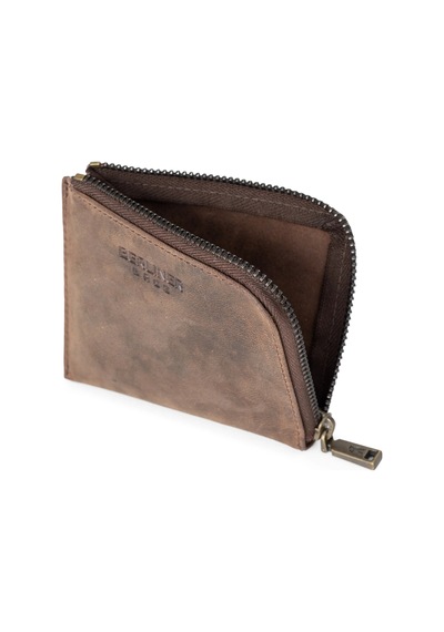 Berliner Bags Mark Deri Bozuk Para Cüzdanı Unisex Mini Cüzdan Küçük Boy Vintage Espresso