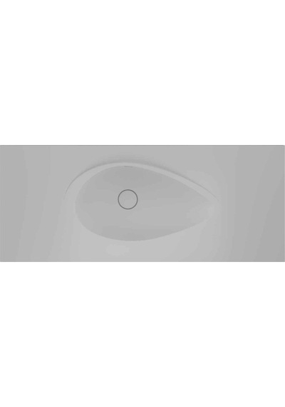 Real Stone Avocado Etajerli 80x50 Beyaz Granit Banyo Lavabosu Beyaz