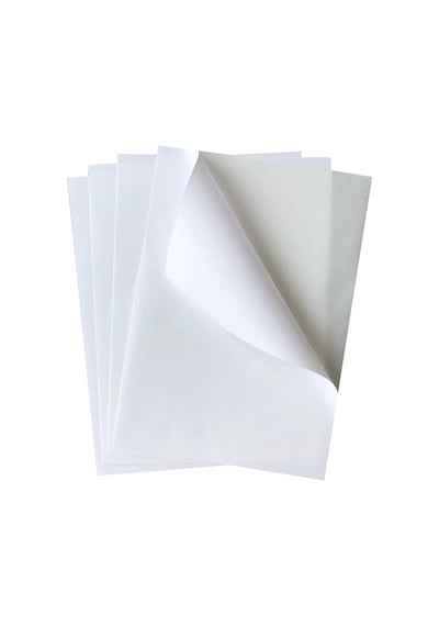 100 Adet Mat Yapışkanlı Boş A4 Etiket Yazıcı Uyumlu Sticker Kağıdı A4 Boyut, Kendinden Yapışkanlı