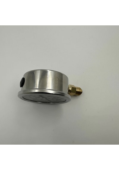 Ø 63 - 0 - 400 Bar 1/4 Alttan Çıkışlı Gliserinli Manometre
