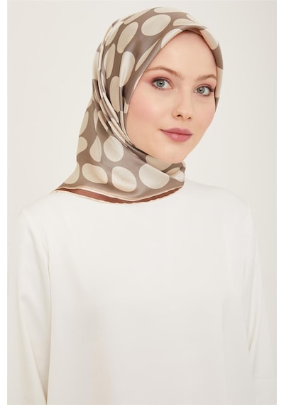 Armine Sura İpek Eşarp 24ya9156 31 - Desenli