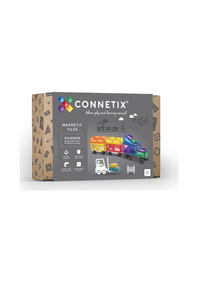 Connetix Rainbow Transport Set - 50 Parça Con-eu-50t