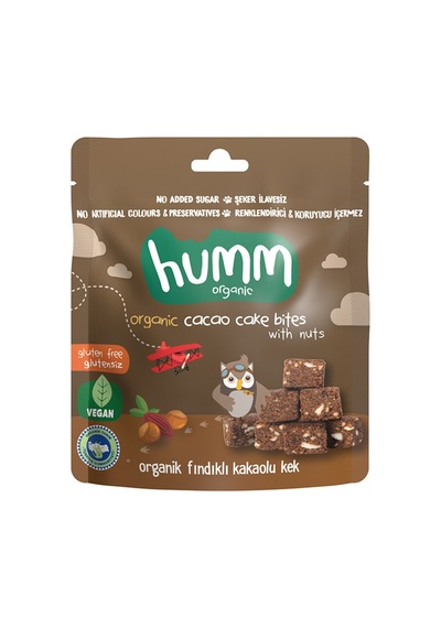 Humm Organic Fındıklı Kakaolu Kek 30 G - 6 Adet Tarı