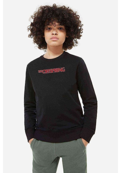 Tshirthane The Offspring Baskılı Unisex Çocuk Siyah Sweatshirt (528542398)