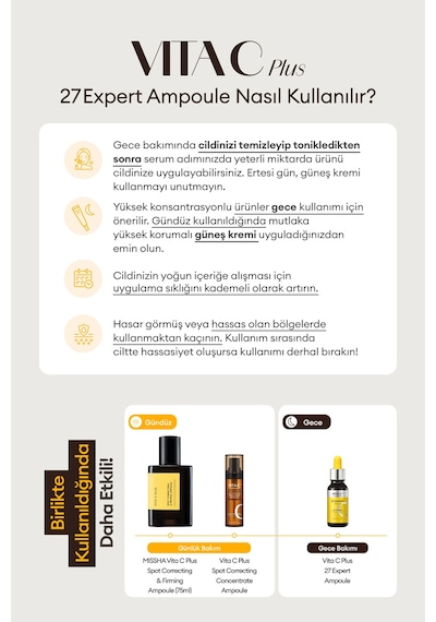 Missha Aydınlatıcı Ampul Vita C Plus 27 Expert Ampoule