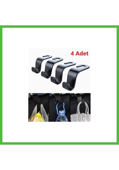 Vaveni 4 Adet Araba Koltuk Arkası Askı Arz Standart
