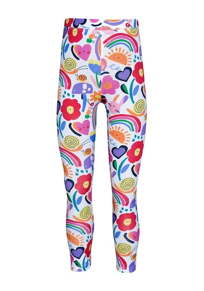 Lovetti Kız Çocuk Little Friends Desenli Tayt 1319 Çok Renkli