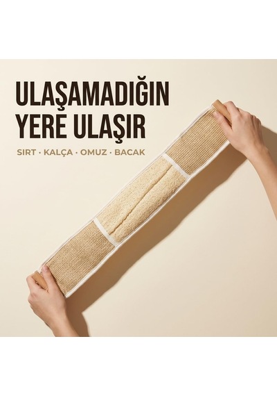 Kabak Sırt Doğal Lifler Peeling Temizleyici Arındırıcı. 1 Adet.