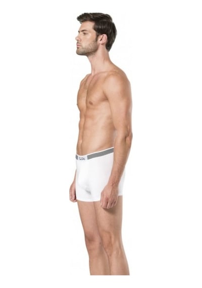 Pierre Cardin Erkek Ekonomik 4 Lü Modal Beyaz Boxer Beyaz