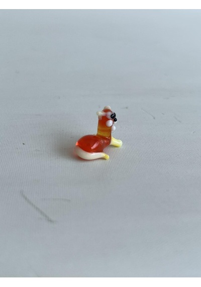 El Yapımı Mini Murano Cam Kedi Biblo A113-05