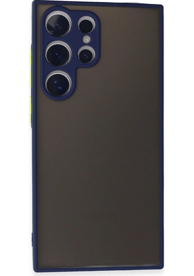 Samsung Galaxy S24 Ultra Kılıf Montreal Silikon Kapak - Lacivert