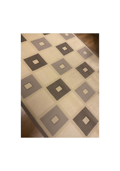 Şebnem 240x172 El Dokuma Krem Halı