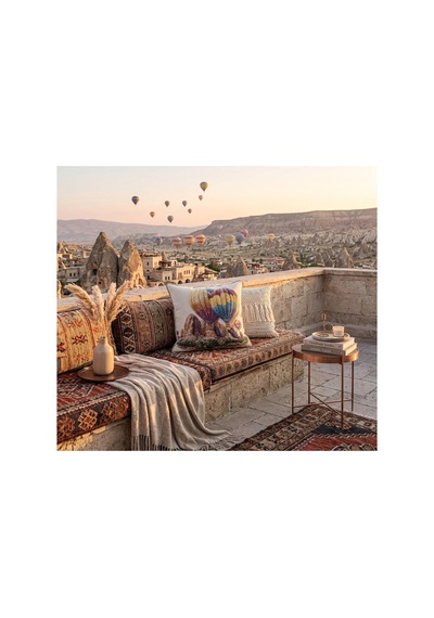 Kapadokya Balon Desenli Punch Nakış Görünümlü Dijital Baskılı Kırlent Kılıfı 43x43 Cm Fermuarlı Çok Renkli Çok Renkli Kapadokya Balon Desenli Punch Nakış Görünümlü Dijital Baskılı Kırlent Kılıfı 43x43 Cm Fermuarlı Çok Renkli Çok Renkli