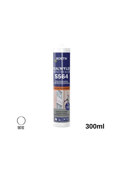 Bostik S 564 Nötr Cephe Silikon 300 Ml Beyaz