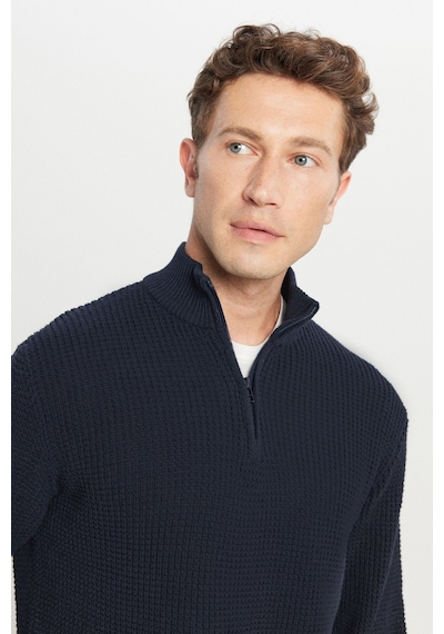 AC&Co / Altınyıldız Classics Erkek Lacı Pamuklu Standart Fit Normal Kesim Bato Yaka Jakarlı Triko Kazak Lacı AC&Co / Altınyıldız Classics Erkek Lacı Pamuklu Standart Fit Normal Kesim Bato Yaka Jakarlı Triko Kazak Lacı