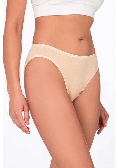 Kadın Viskon Slip Ten Kompedan K23926 Ten