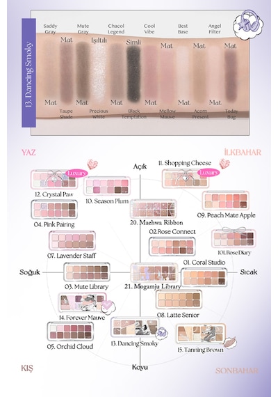 Clio Pro Eye Palette Air 13 Dancing Smoky