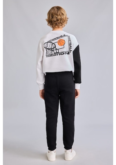 Defacto Regular Fit Lastikli Paça Jogger Eşofman Altı Erkek Çocuk I0596a826aubk81 Siyah-bk81