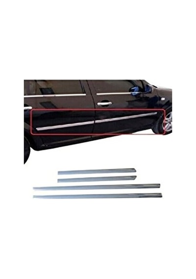 Ebal Otomotiv VW Golf 4 Krom Yan Kapı Çıtası 4 Kapı 1998-2004 P. Çelik