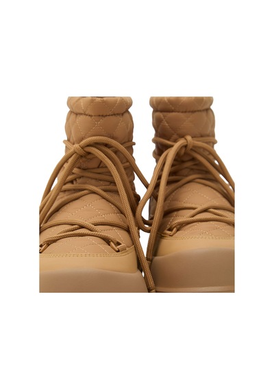 L003 Sand Bot Kadın 80d2500020 Moon Boot Mezzaluna Quilted Mid Wp L003 Sand