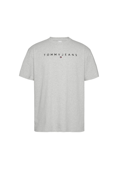 Tommy Hilfiger Erkek Marka Logolu Organik Pamuklu Bisiklet Yakalı Günlük Kullanıma Uygun Gri T-shirt Dm0dm20744 Pj4