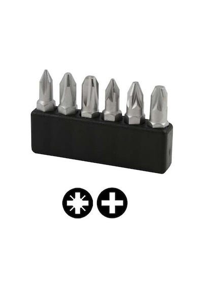 Narex 857500 1-4'' 30 Mm Yıldız Bits Uç Seti 6 Parça