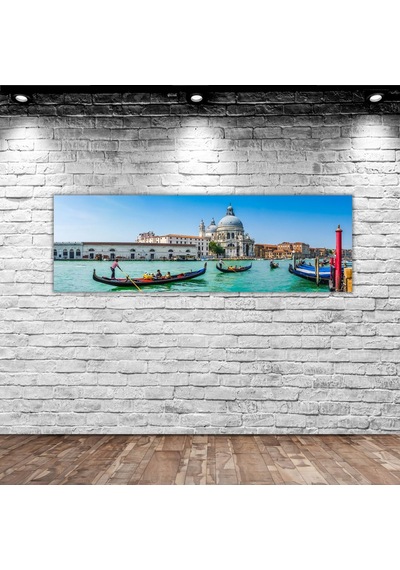 Bk Home Santa Maria Della Salute Panorama Kanvas Tablo 100x35cm-1