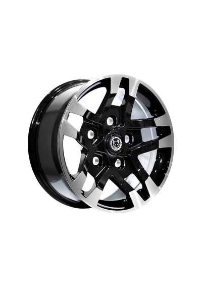 Black Wolf 18 İnç 5x165.1 Et10 Siyah Jant Takımı J-6189