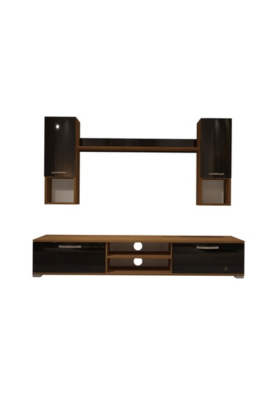 Decoraktiv Eko 5da Mdf Dvd Tv Ünitesi Tv Sehpası Ceviz - Siyah