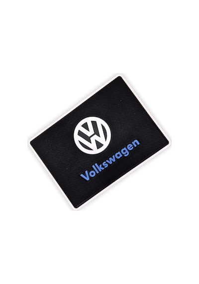 Volkswagen Logolu Anahtarlıklı Mavi Oto Ayna Askı Ipi Volkswagen Araç Torpido Üstü Kaydırmaz Ped