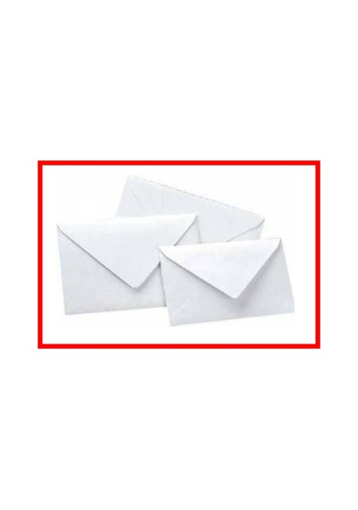 Düğün Atkı Zarfı, Mektup Zarfı, Para Zarfı, Beyaz 1. Hamur Davetiye Zarfı 12x18cm 8 Paket 800 Adet
