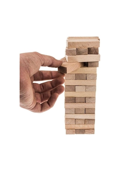 Denge Oyunu Ahşap 54 Parça Jenga 1.kalite Büyük Boy - Aynı Gün
