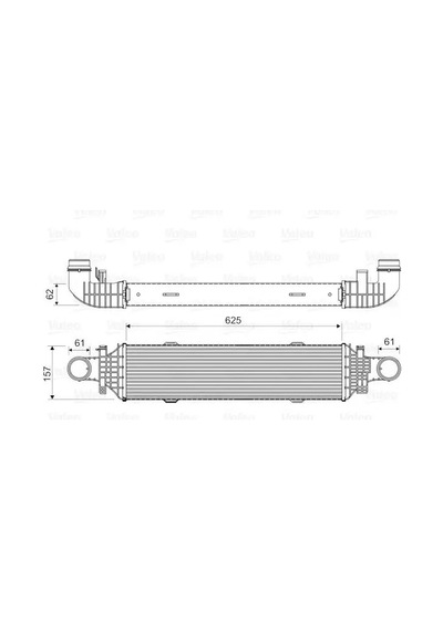 Mercedes E180 W212 Turbo Radyatoru 2013-2016 Valeo 818631