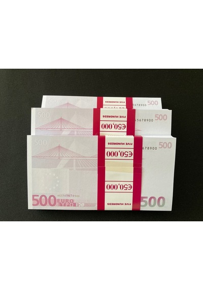 Yeni 5 Deste 500 Euro Geçersiz Eğlence Oyun Şaka Düğünde Para