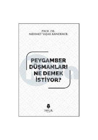 Peygamber Düşmanları Ne Demek Istiyor? Mehmet Yaşar  Kandemir