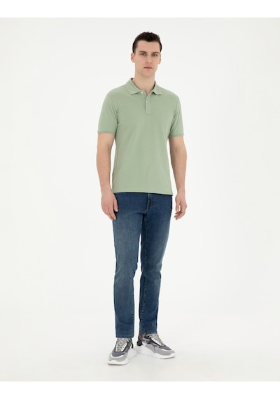 Pierre Cardin Erkek Çağla Tişört Basic 50280754-vr016 Çağla