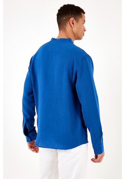 Buratti Pamuklu Regular Fit Hakim Yaka Erkek Gömlek Cf24S127702 Saks
