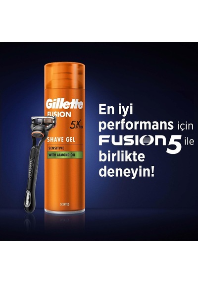 Fusion Sens Gel Tıraş Köpüğü 75ml